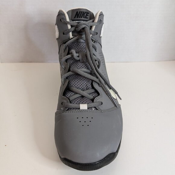 NIKE AIR MAX FULL COURT HIGH TOP BASKETBALL sneakers SIZE 9 or 42.5EU GRAY - Picture 2 of 15